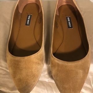 Nine West Speakup suede flats - size 8.5.